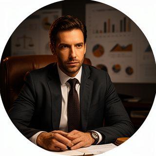 Avv. Andrea Moretti durante una consulenza legale con grafici di distribuzione musicale